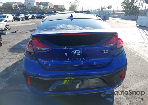 2019 Hyundai Ioniq Hybrid Blue from USA, damaged, VIN KMHC65LCXKU168802